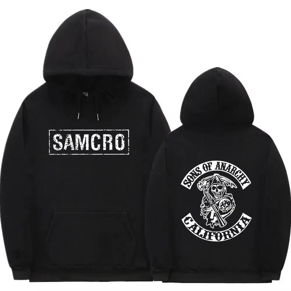 Streetwear Brand Hoodie - Çift Taraflı Baskı Kapüşonlu Üst Kazak