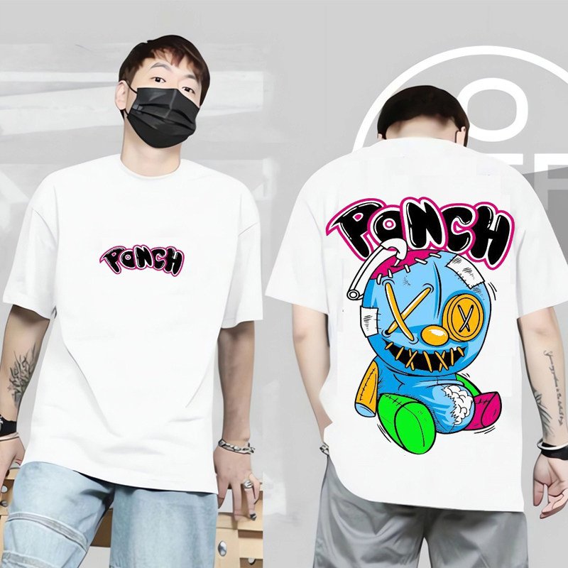 Streetwear Brand Best - Trendy Marka Küçük Ayı Baskılı Kısa