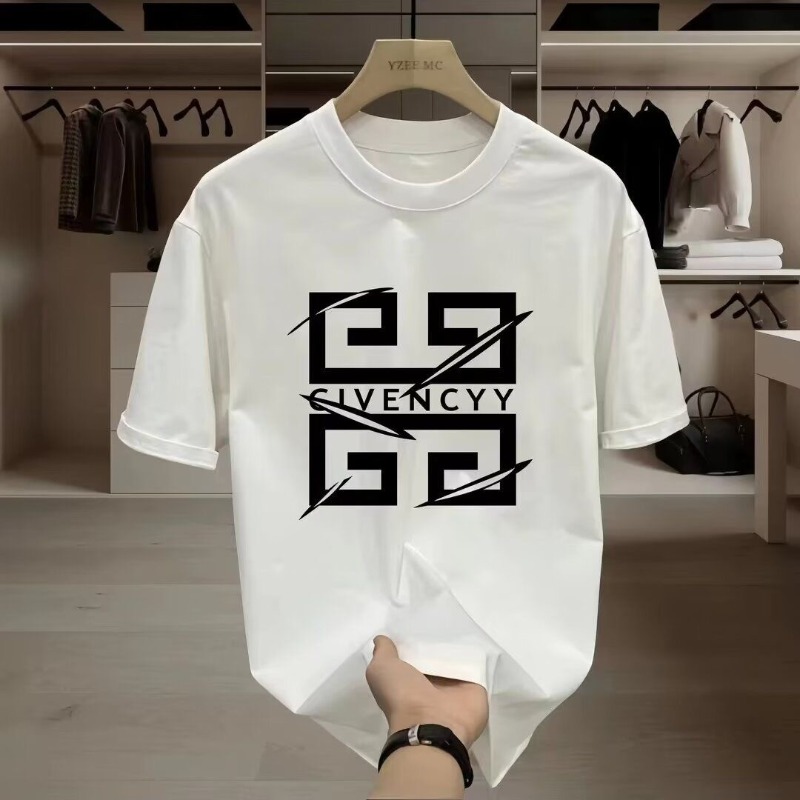 Streetwear Brand Designs - 2026Erkek GIVENCY Marka Logolu Baskılı Tişört