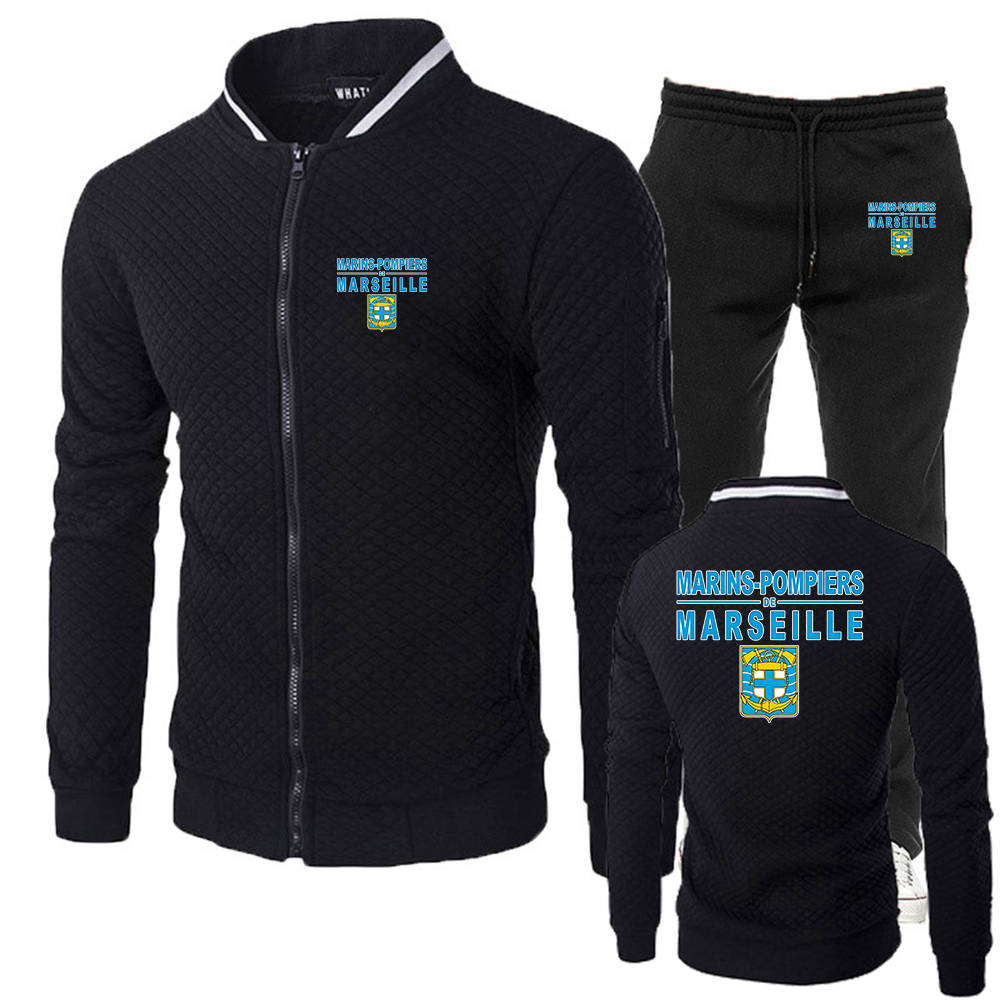 Streetwear Zipper - Marins Pompiers Marseille Deniz İtfaiye Taburu
