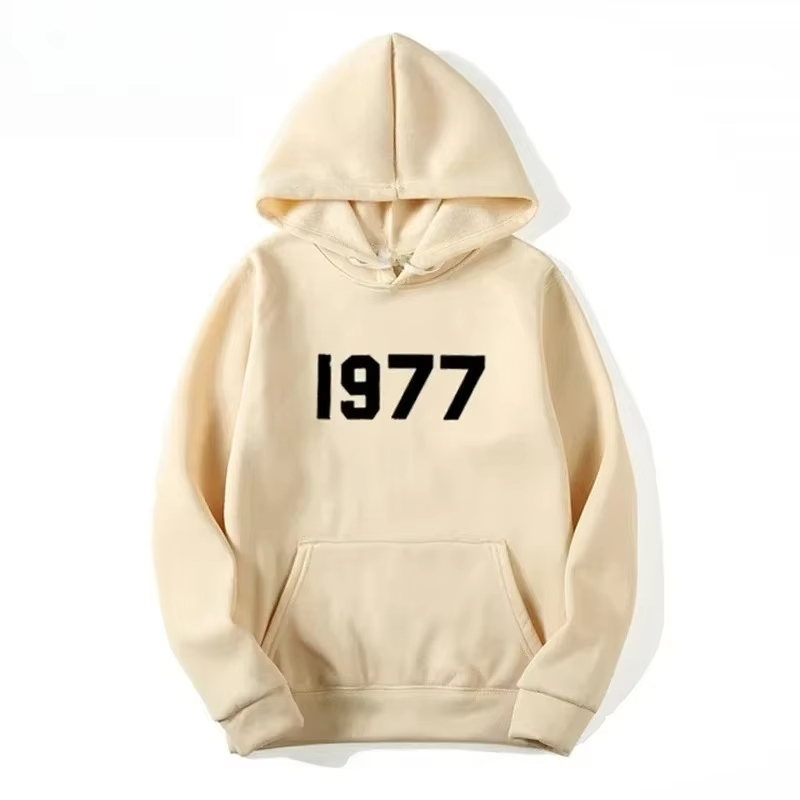 1977 Yeni Baskılı Unisex Kapüş - Fear Of God Essential incelemesi ve fiyatı